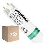 Fordelspakke 25x Sylvania Blacklight BL368 T12 Toughcoat 40W - 368 UV | 120cm