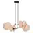 Emibig Pendel Lampe Motif Stål Sort | Egnet til 4x E27 - Max 15W