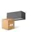 Fordelspakke 4x D'Lite Vægbelysning Bello Sort Up & Down 12W 850lm - 830 Varm Hvid| IP54
