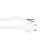 Noxion Euro Forsyningskabel - C7 Europlug + Åbne ender - Hvid 2m - 2 pole 0,75mm2