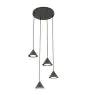 Emibig Pendel Lampe Elit Stål Sort | Egnet til 4x GX53 - Max 10W